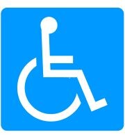 Pictograma PMR "Silla de Ruedas Derecha"