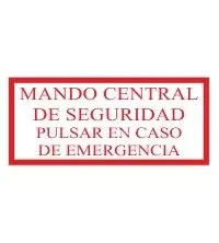 Adhesivo Mando Central de Seguridad