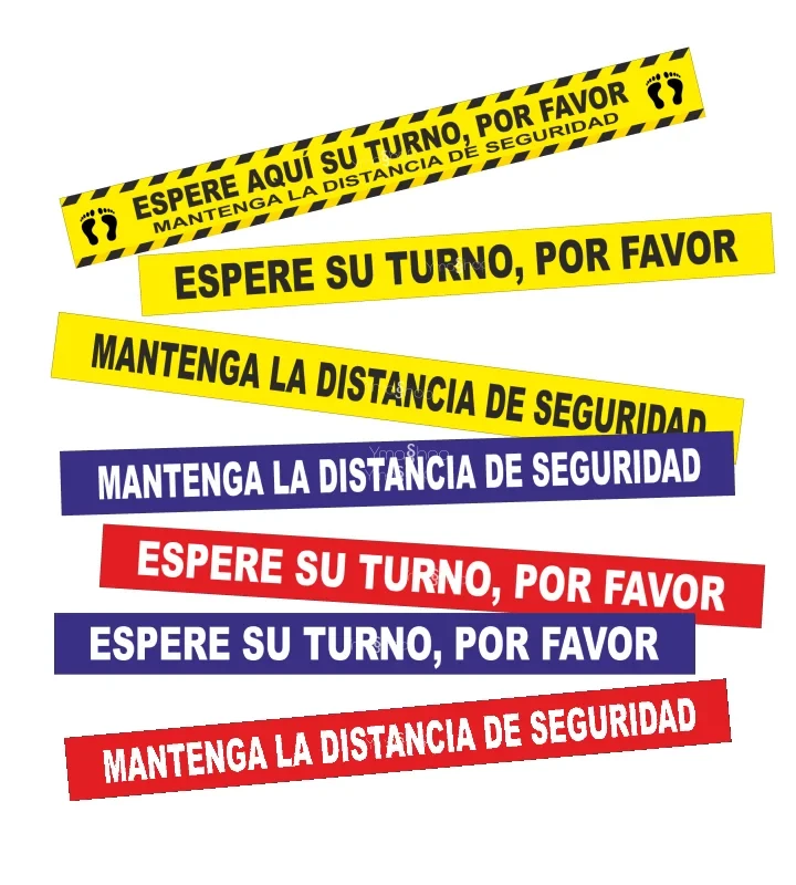 Adhesivo "Espere su turno , por favor"