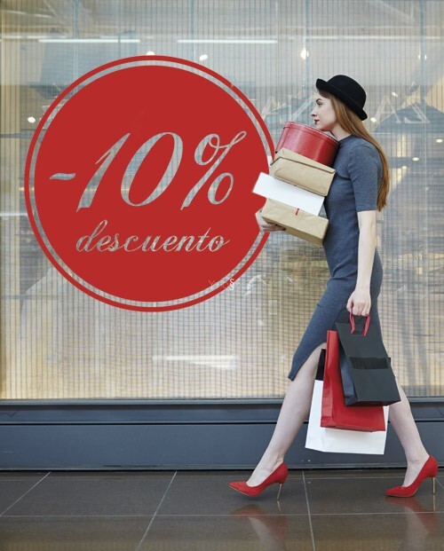 Rótulos rebajas porcentaje descuento circulo
