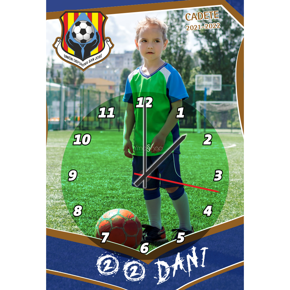 Fotocuadro con reloj