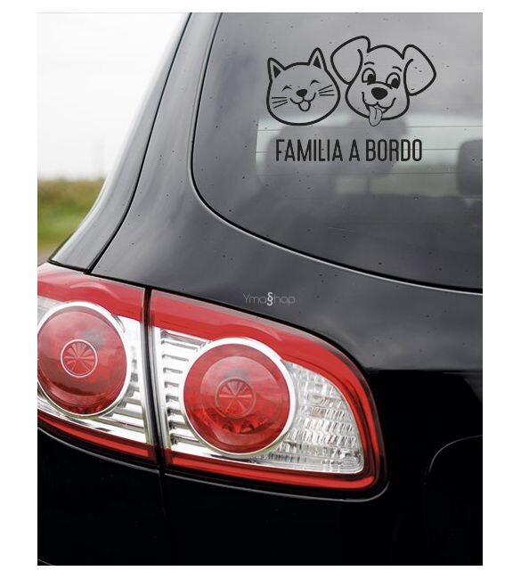 Pegatina Familia a Bordo