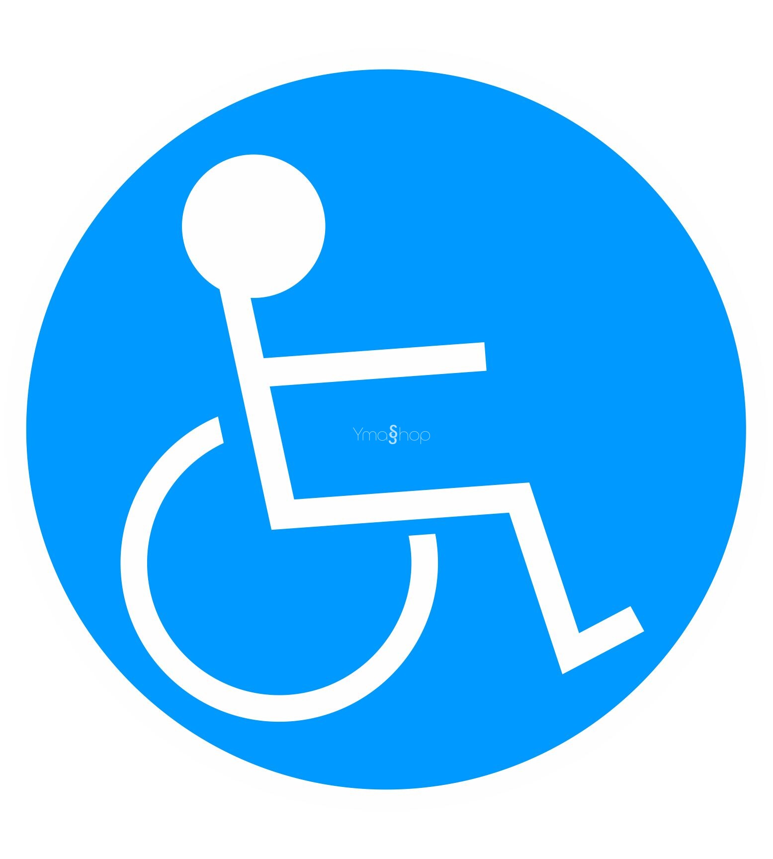 Indicativos PMR "Silla de Ruedas Derecha"