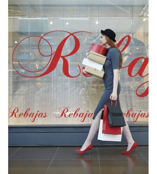 Vinilos rebajas horizontal modelo 1