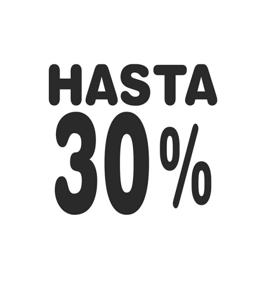 Rótulos rebajas hasta porcentaje