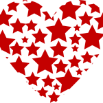 Corazón de estrellas - San Valentín