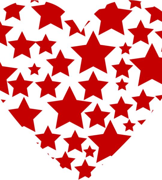 Corazón de estrellas - San Valentín