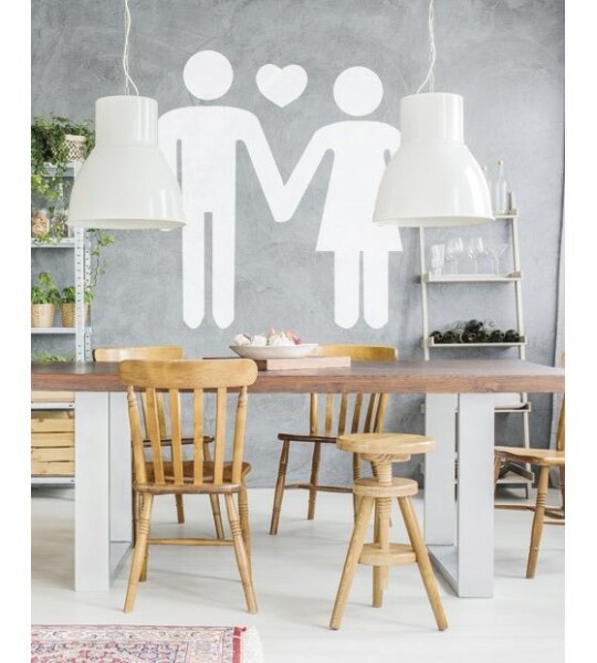 Pareja corazón - San Valentín