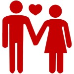 Pareja corazón - San Valentín