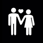 Pareja corazón - San Valentín