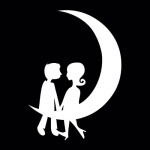 Pareja luna - San Valentín
