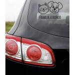 Pegatina Familia a Bordo