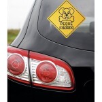 Vinilo Precaución Peque a Bordo