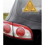 Vinilo Precaución Perro a Bordo