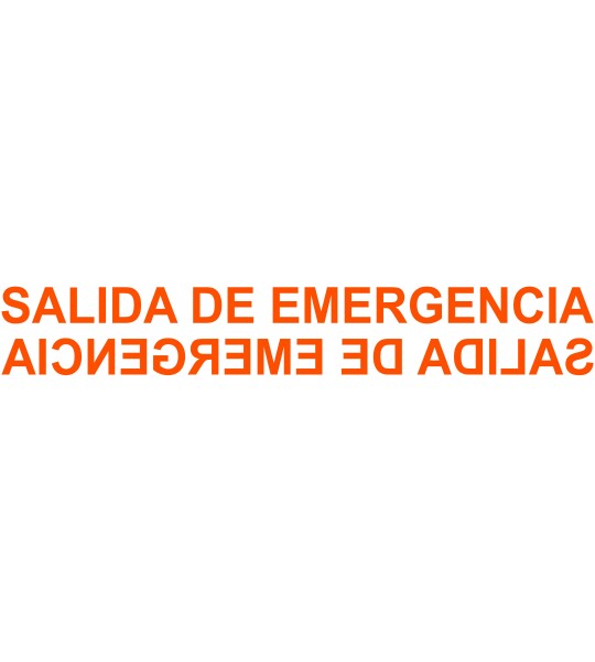 Salida de Emergencia Fluor