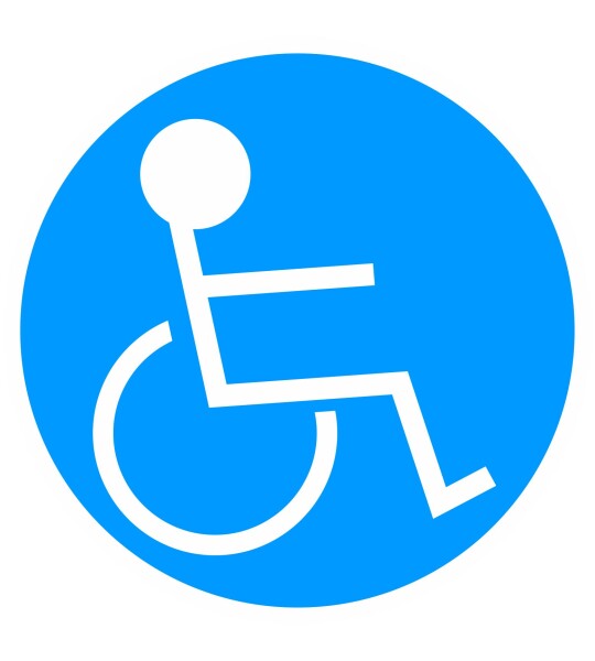 Indicativos PMR "Silla de Ruedas Derecha"