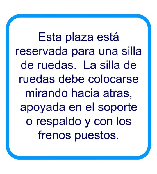 Indicativos PMR "Texto Indicaciones a Contramarcha"
