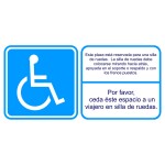 Indicativos PMR "Silla de Ruedas Lado Derecho a Contramarcha"