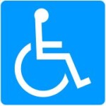 Pictograma PMR "Silla de Ruedas Derecha"