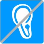 Pictograma PMR "Sordo"