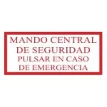 Adhesivo Mando Central de Seguridad