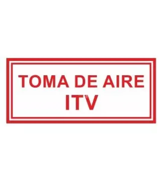 Adhesivo Toma Aire ITV