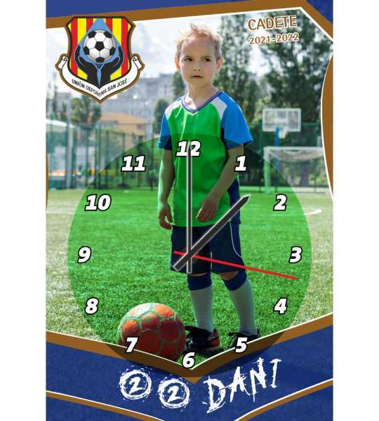 Fotocuadro con reloj