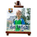 Azulejo personalizado con caballete